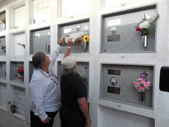 Homenaje al cro. Carlos Arrigoni