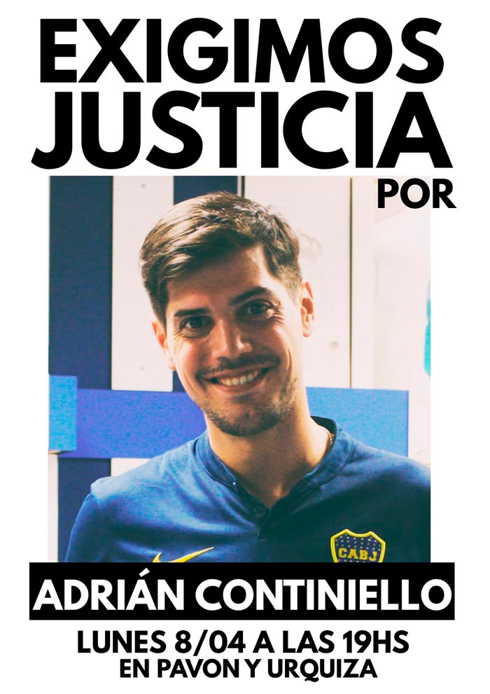 Acompañemos a la familia de Adrián para reclamar justicia