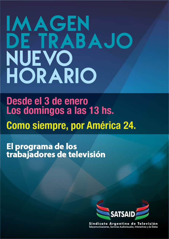 Nuevo horario y programa especial