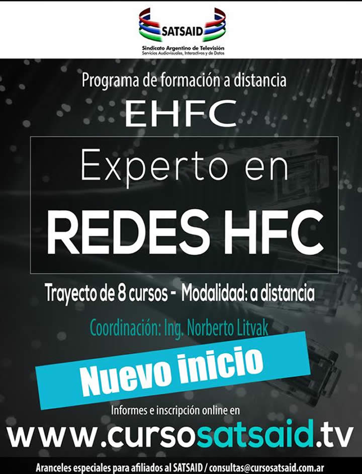 Nuevo inicio: Experto en redes HFC