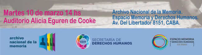 Presentación del libro “Plan Conintes”