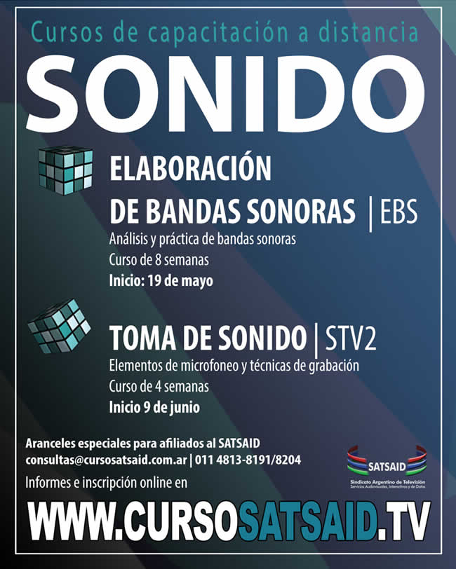 Próximos cursos de sonido