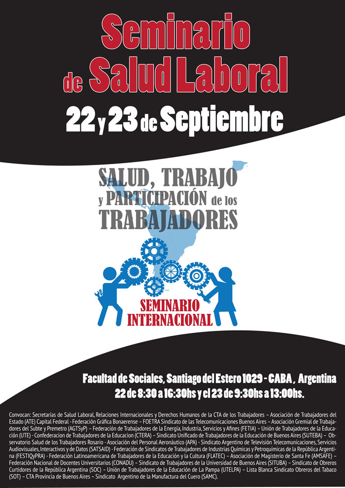Seminario Internacional Salud y Trabajo