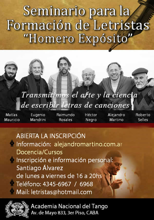 Seminarios de formación de letristas