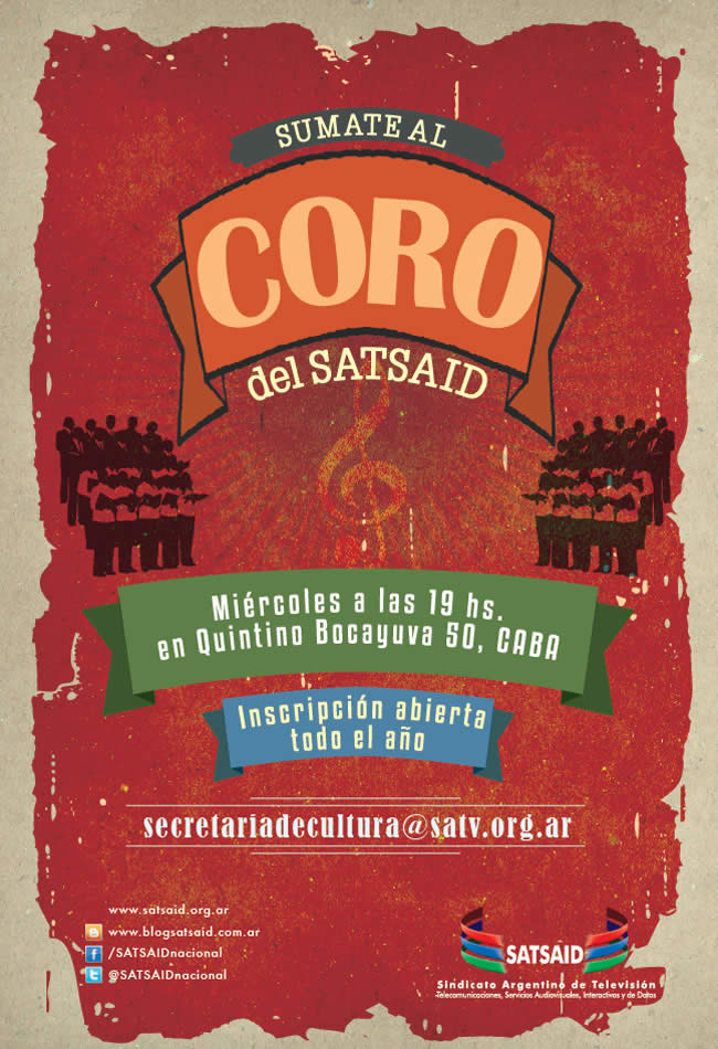 Sumate al coro del SATSAID