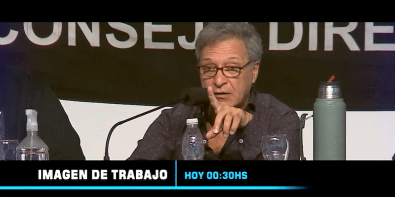 HOY, DESPUÉS DE MEDIANOCHE, IMAGEN DE TRABAJO CON HORACIO ARRECEYGOR