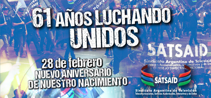 ¡61 años de lucha!
