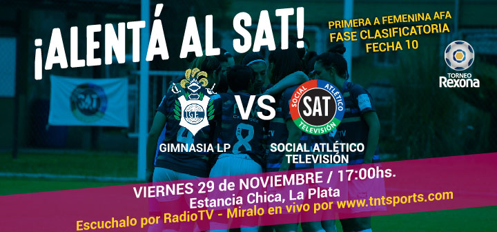 ¡ALENTÁ AL SAT VS GIMNASIA LP!