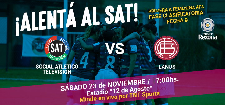 ¡ALENTÁ AL SAT VS LANUS!