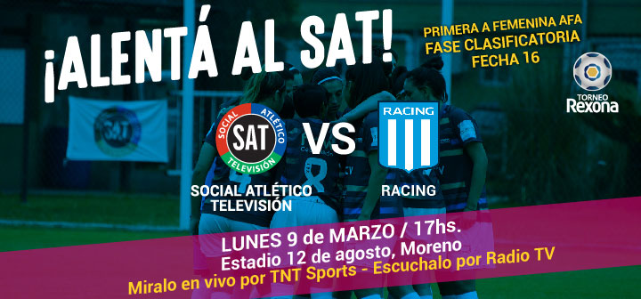 ¡ALENTÁ AL SAT VS RACING!