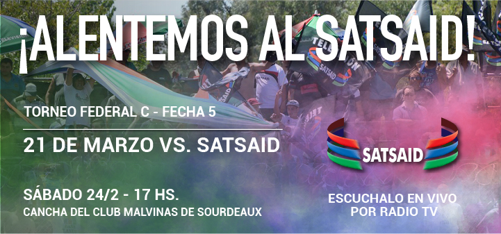 ¡ALENTEMOS AL SATSAID!