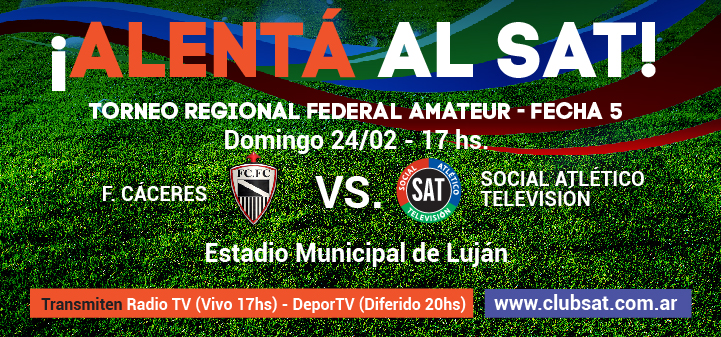 ¡Alentá al SAT frente a CÁCERES FC!