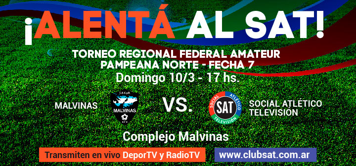 ¡Alentá al SAT vs. MALVINAS!