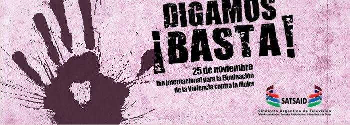 ¡Digamos basta!