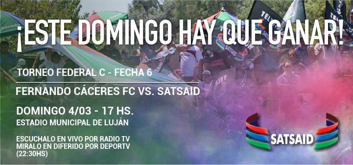 ¡ESTE DOMINGO HAY QUE GANAR!