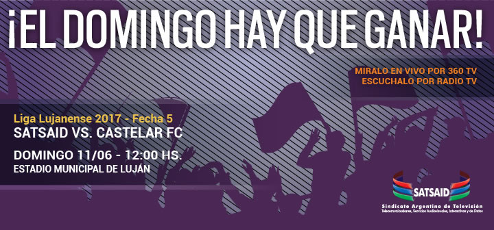 ¡El domingo hay que ganar!