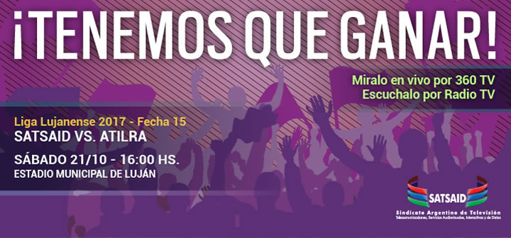 ¡Tenemos que ganar!