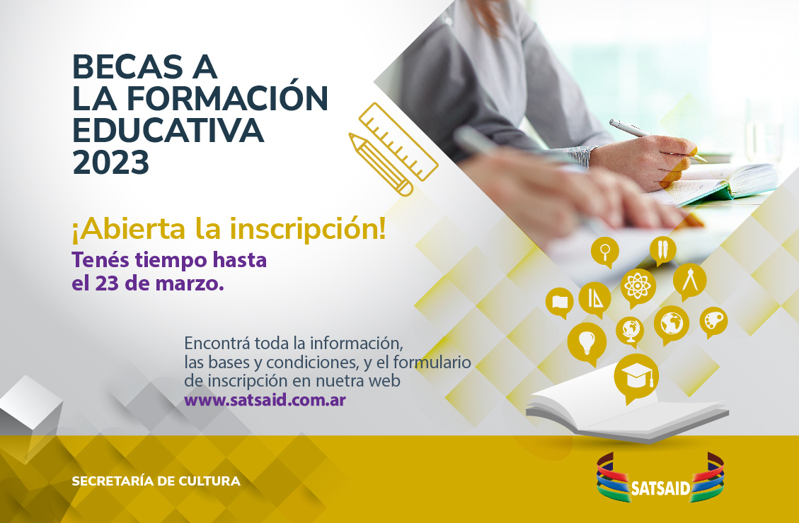 ¡ABRIÓ LA INSCRIPCIÓN PARA LAS BECAS A LA FORMACIÓN EDUCATIVA 2023!