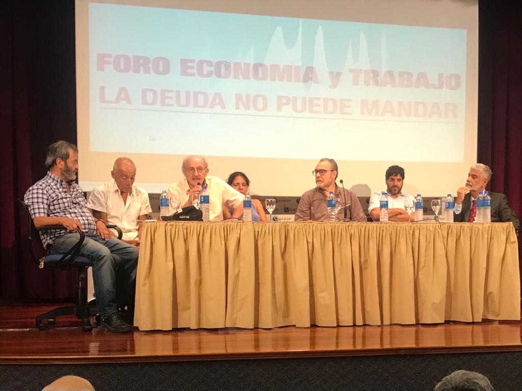 SATSAID PARTICIPÓ EN LA PRESENTACIÓN DEL DOCUMENTO DEL FORO DE ECONOMÍA Y TRABAJO SOBRE LA DEUDA CON EL FONDO