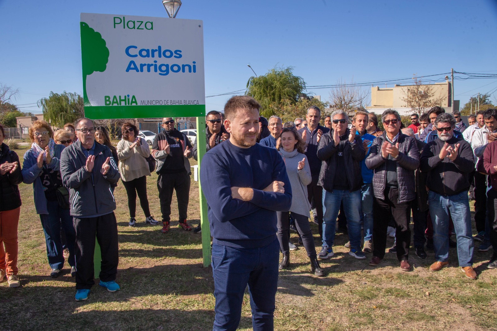 BAHÍA BLANCA: EMOTIVA INAUGURACIÓN DE LA PLAZA “CARLOS ARRIGONI”