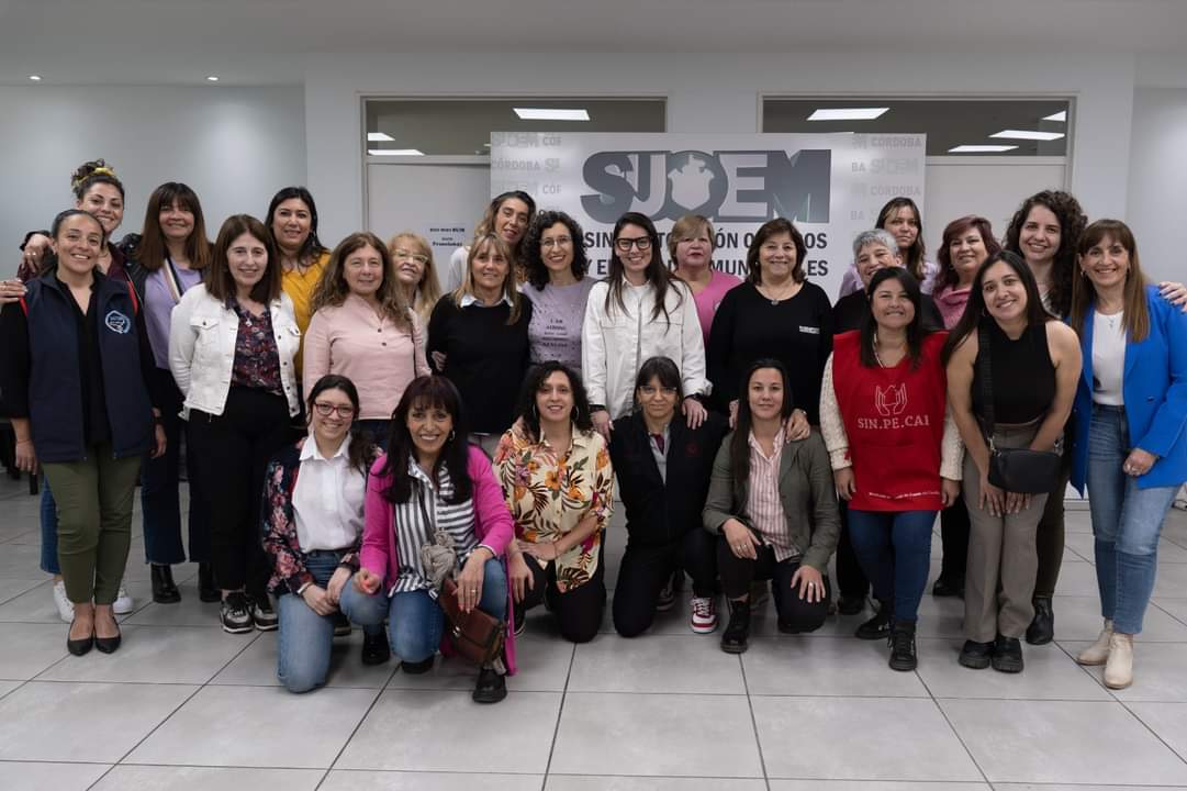 CÓRDOBA: LA SECCIONAL ORGANIZÓ UN ENCUENTRO ENTRE LA INTERSINDICAL DE MUJERES LOCAL Y AYELÉN MAZZINA 