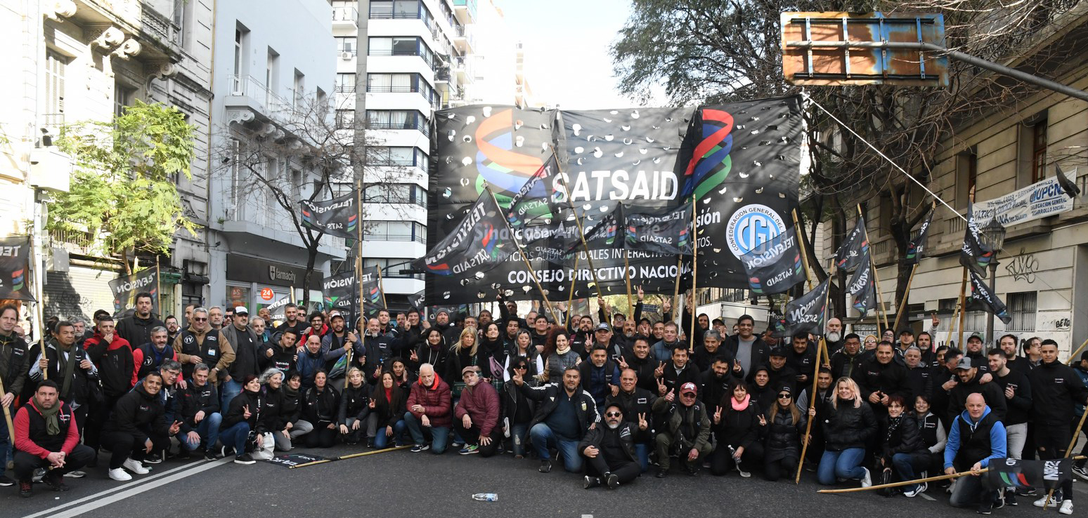 EL SATSAID SE MOVILIZÓ AL CONGRESO EN APOYO AL PROYECTO DE ELIMINACIÓN DEL IMPUESTO A LAS GANANCIAS 