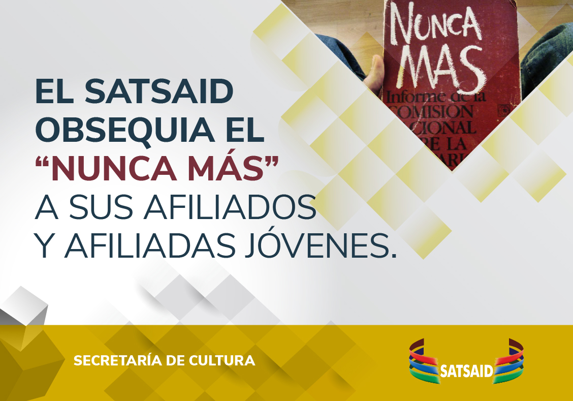 EL SATSAID OBSEQUIA EL “NUNCA MÁS” A SUS AFILIADOS Y AFILIADAS JÓVENES 