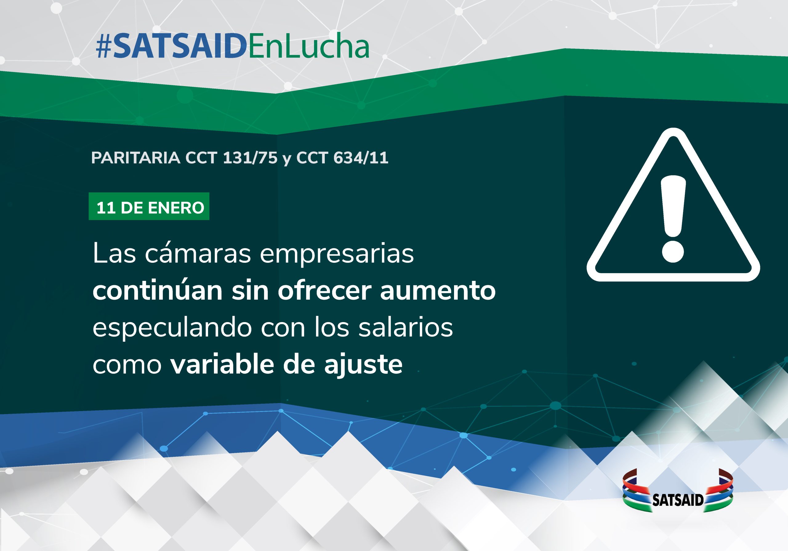 LAS CÁMARAS EMPRESARIAS CONTINÚAN SIN OFRECER AUMENTO, ESPECULANDO CON LOS SALARIOS COMO VARIABLE DE AJUSTE