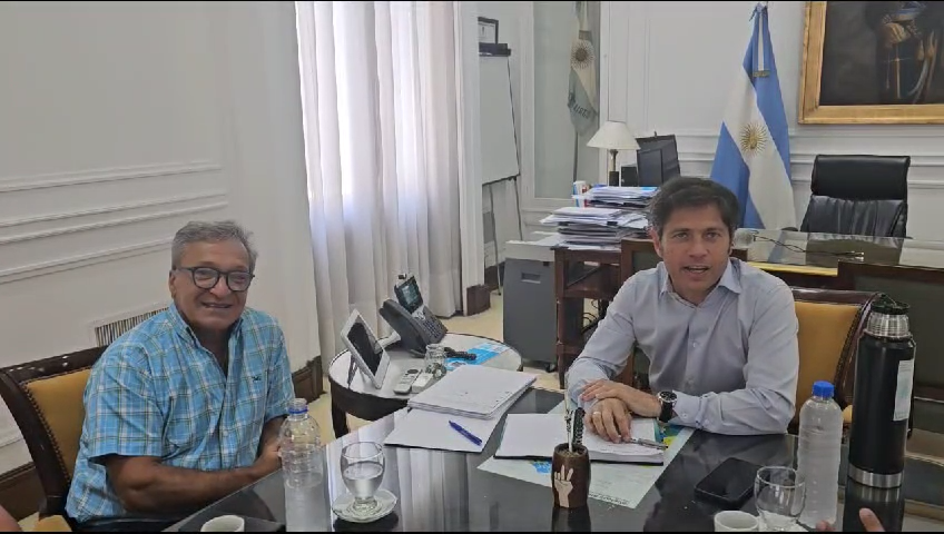 HORACIO ARRECEYGOR SE REUNIÓ CON EL GOBERNADOR AXEL KICILLOF 