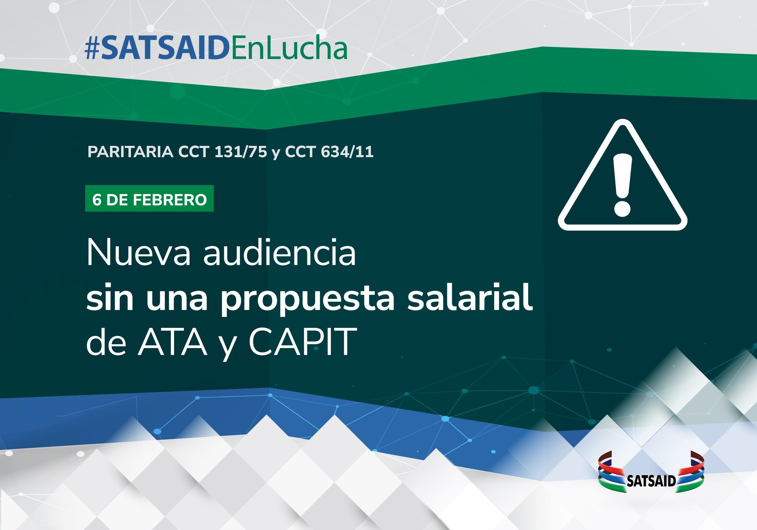 NUEVA AUDIENCIA SIN UNA PROPUESTA SALARIAL DE ATA Y CAPIT