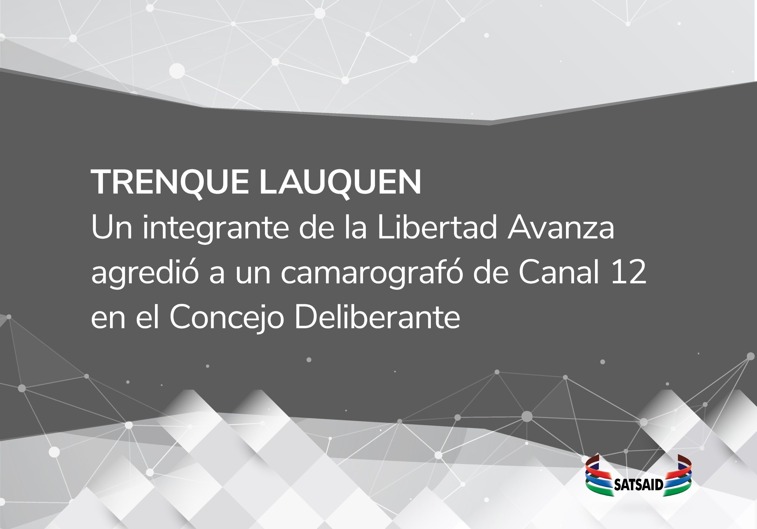 TRENQUE LAUQUEN: UN INTEGRANTE DE LA LIBERTAD AVANZA AGREDIÓ A UN CAMARÓGRAFO DE CANAL 12 EN EL CONCEJO DELIBERANTE 