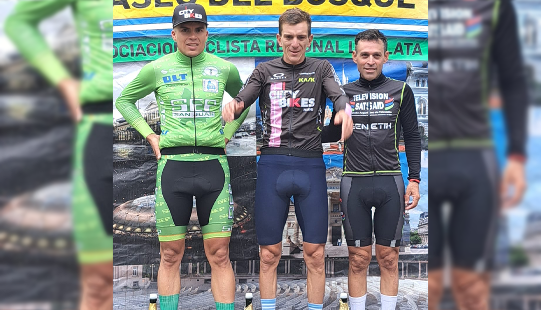 CICLISMO: DIEGO VALENZUELA VOLVIÓ A GANARSE UN LUGAR EN EL PODIO  