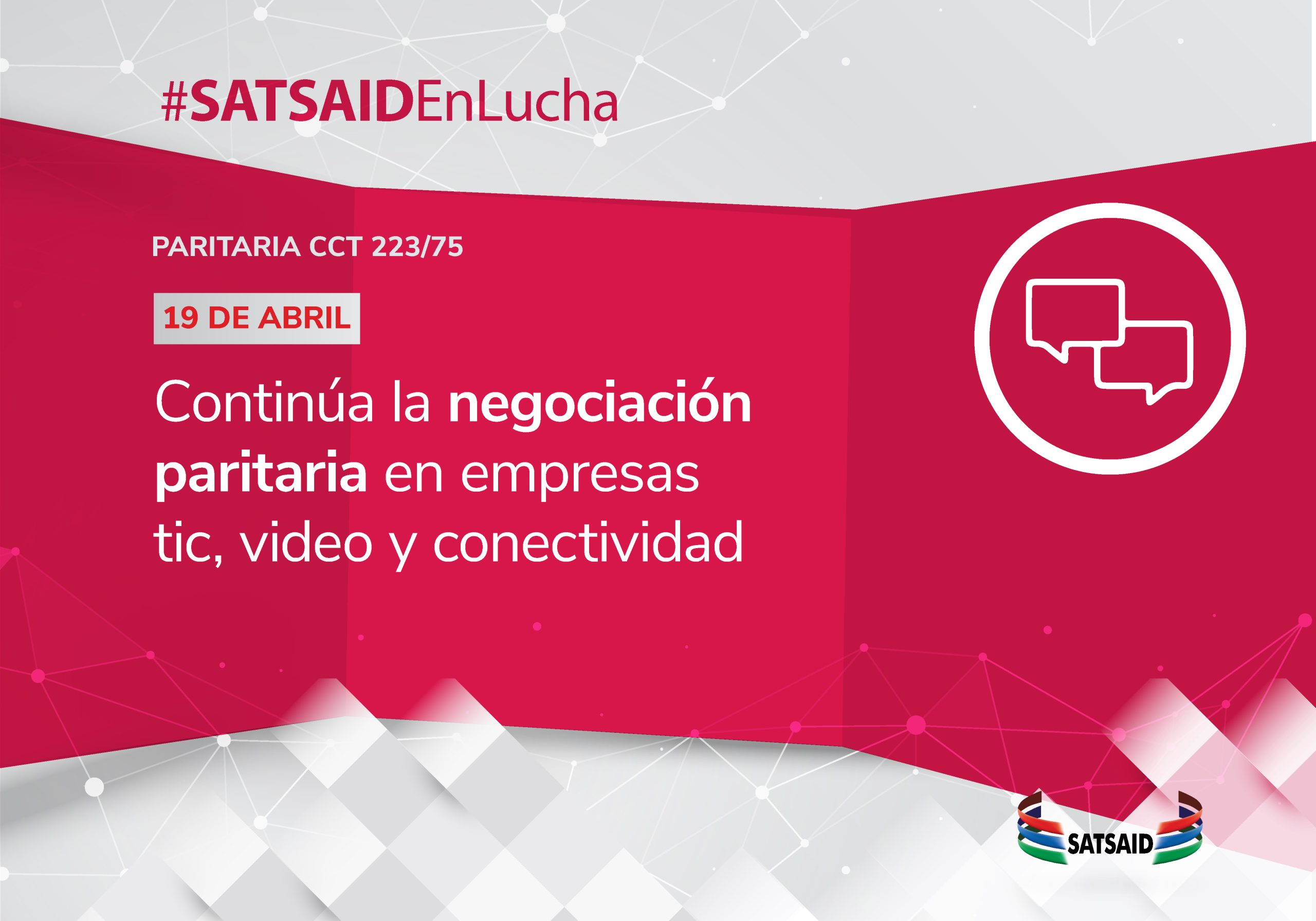 CONTINÚA LA NEGOCIACIÓN PARITARIA EN EMPRESAS TIC, VIDEO Y CONECTIVIDAD 